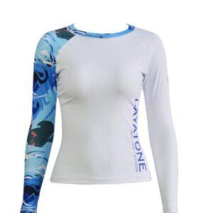 Women's Rash Guard Sun Protection Water Sport Shirt sz M